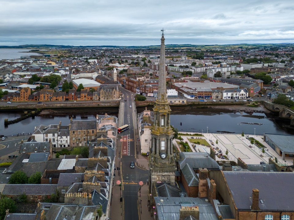 Irvine in North Ayrshire