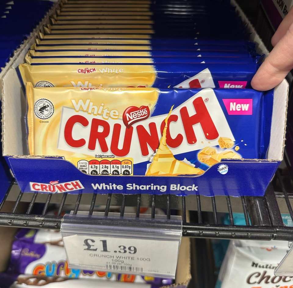 Shoppers were excited to see a chocolate favourite back on the shelves