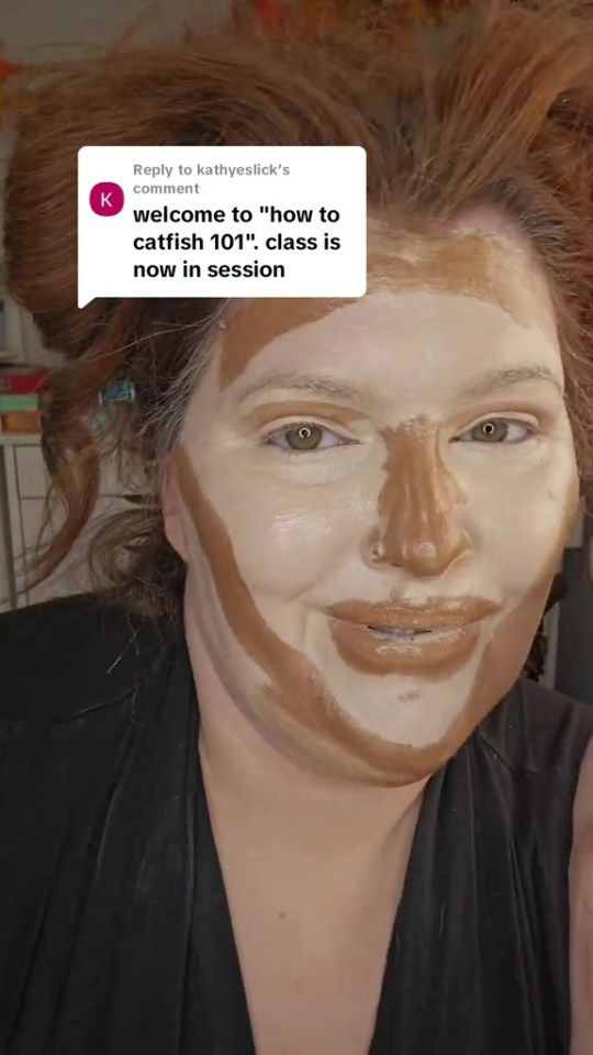 As part of the process, she added contour and blush