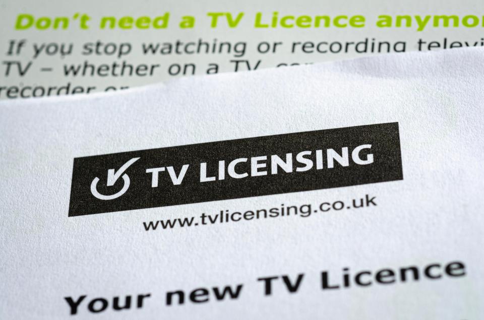 UK TV Licensing information.