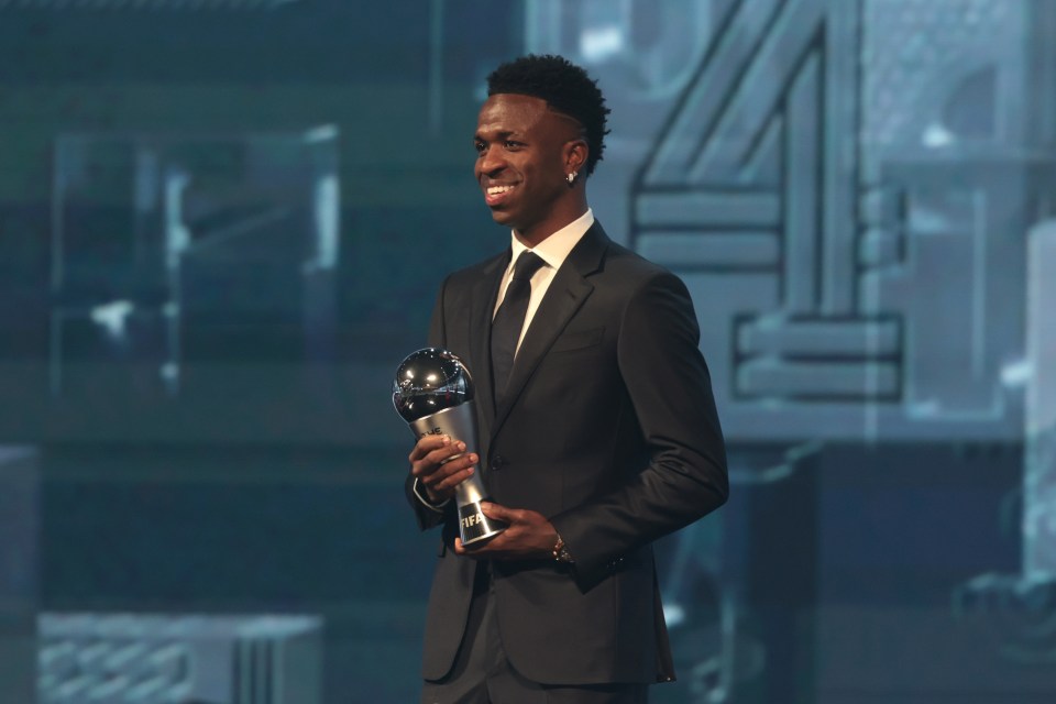 Vinicius Jr won Fifa The Best award