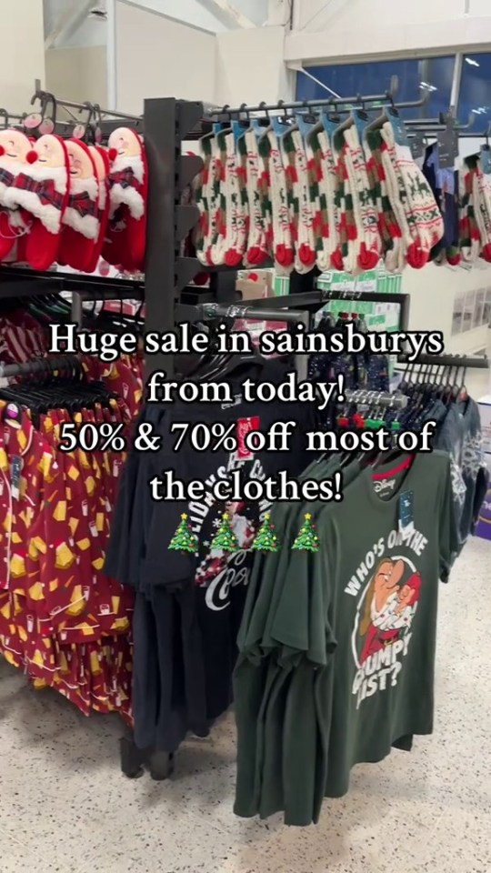 The sale included thousands of items - perfect for last minute Christmas presents.