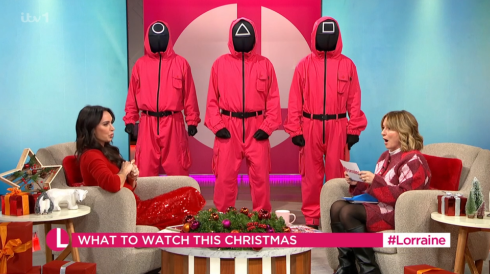 The dramatic moment happened on Lorraine today