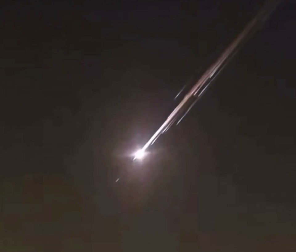 Fiery streaks were spotted in the sky over several US states