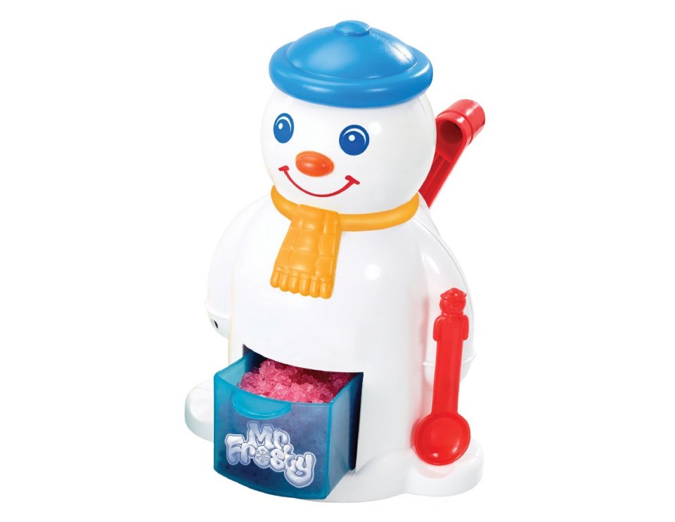 Mr Frosty the crunchy ice maker allowed youngsters to make crushed ice treats