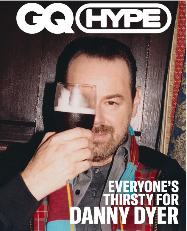 Danny Dyer on the cover of GQ Hype magazine speaking about how he would have liked to see the scriptwriters give Mick a suicide exit