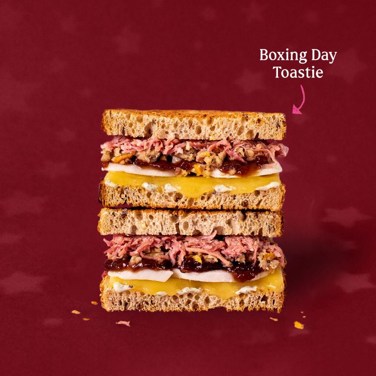 The Pret Boxing Day Toastie is 'very high' in calories