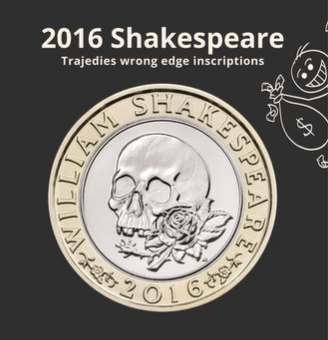 Some of the Tragedies coins have the wrong inscription