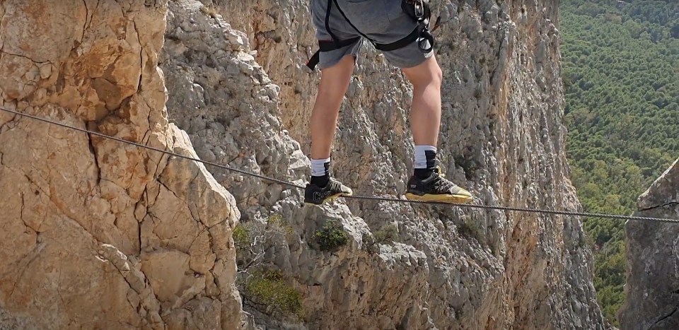 The man was on the Puente del Mono, or the Monkey Bridge, path of a climb when he fell