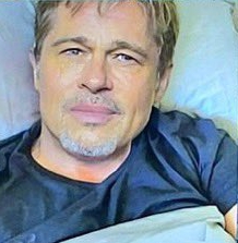 Photo allegedly sent by a scammer posing as Brad Pitt.