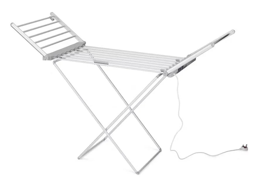 Heated clothes airer.