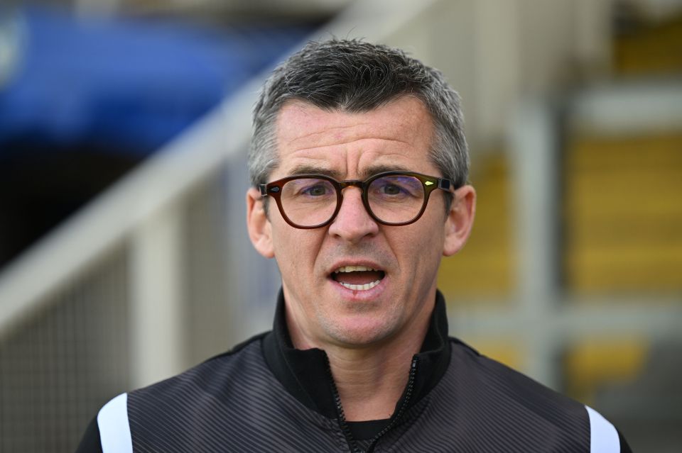 Headshot of Joey Barton, Bristol Rovers manager.