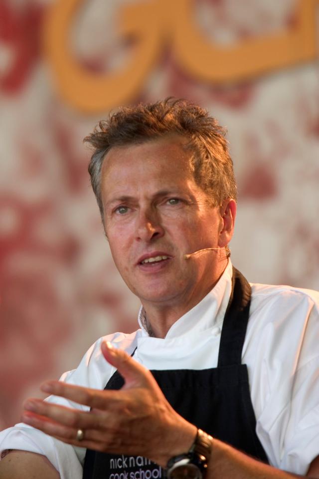 Nick Nairn, a Scottish chef, speaking.