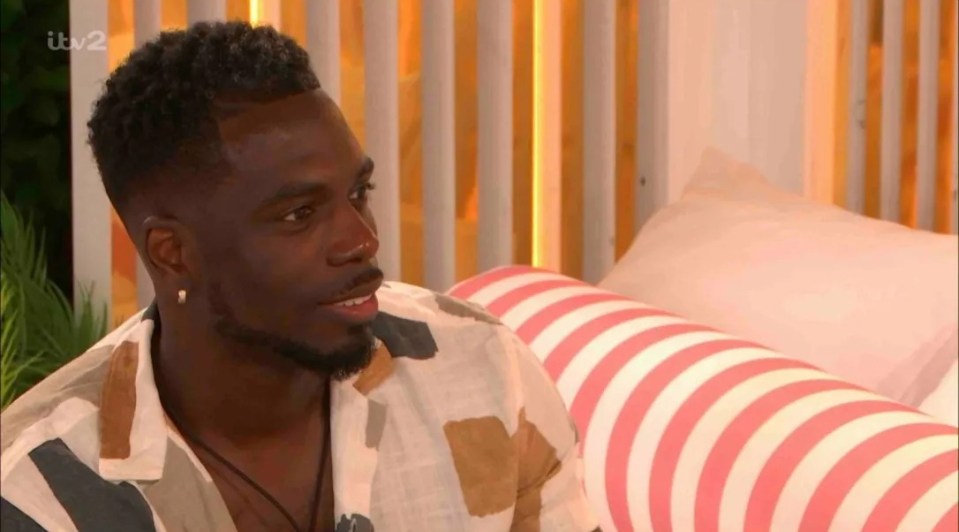 Marcel Somerville on Love Island All Stars.