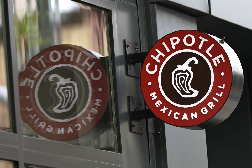 Chipotle Mexican Grill sign.