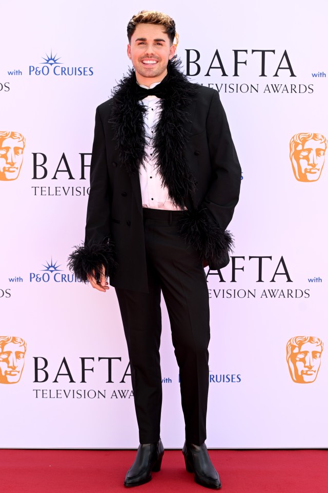 Joe Baggs at the 2024 BAFTA Television Awards.