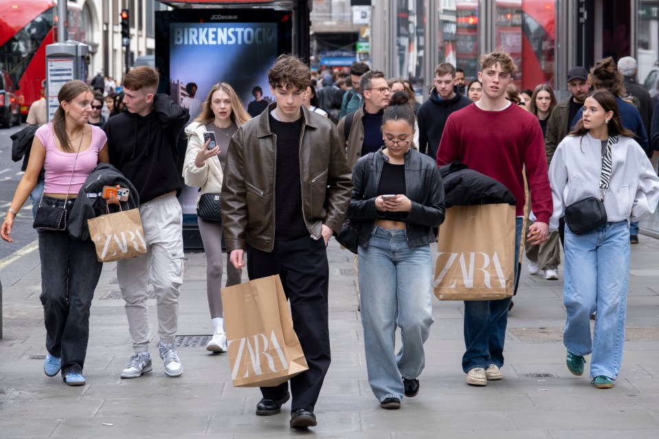 The shopping area was once the most popular spot in London