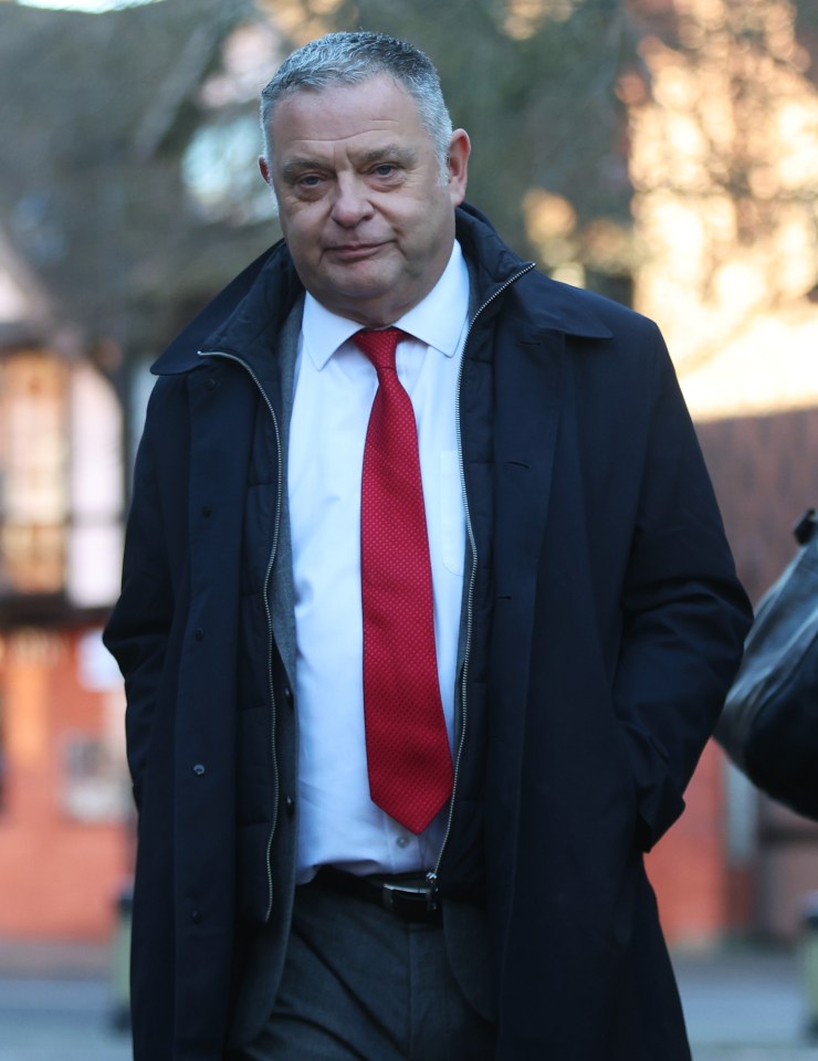 Mike Amesbury, suspended Labour MP, appearing in court.