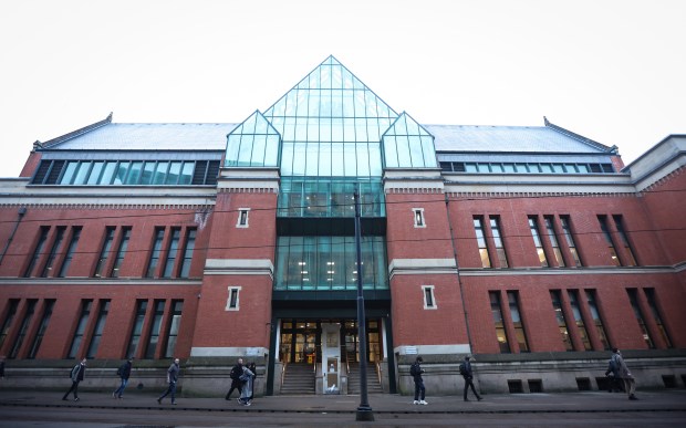 Minshull Street Crown Court in Manchester, England.