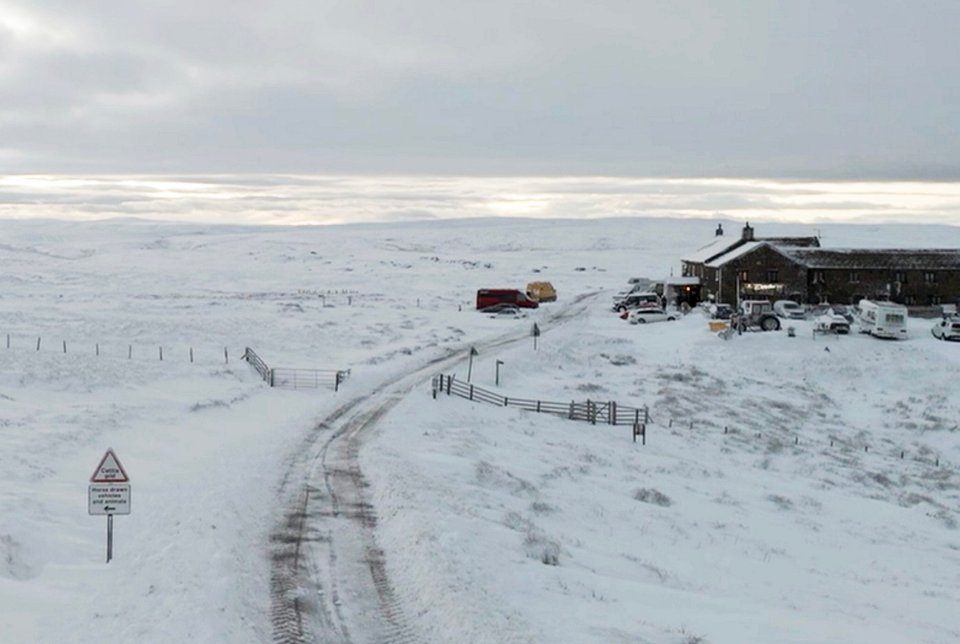 The rescue came as 23 guests faced another day of being snowed in