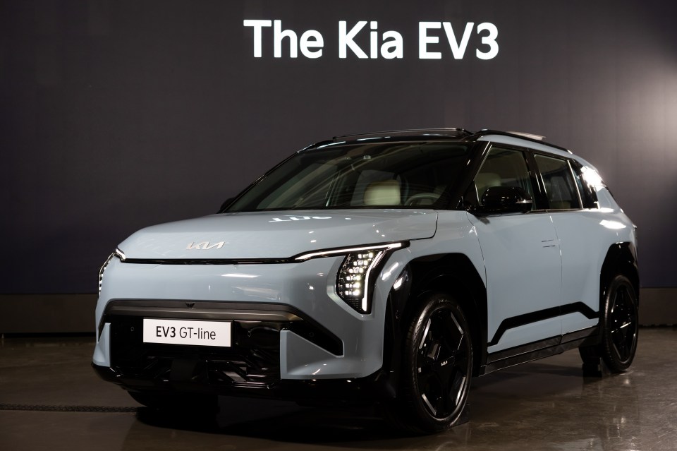 Kia EV3 GT-Line electric vehicle.