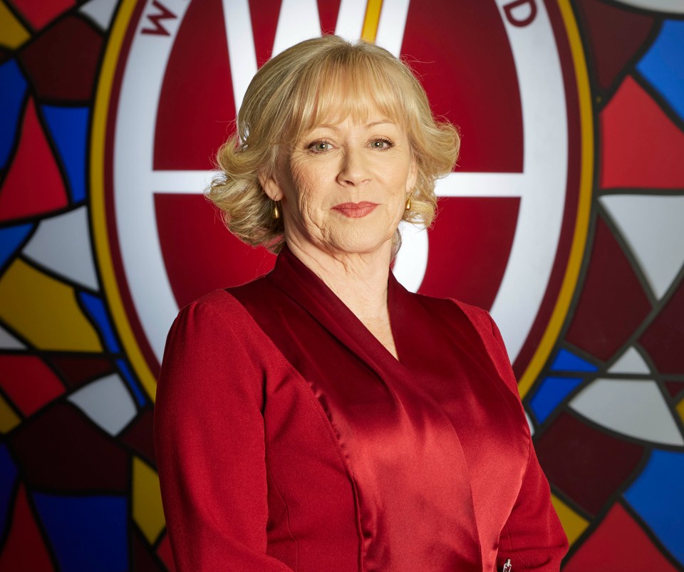 Lindsey Coulson as Dame Stella Drake in Waterloo Road.