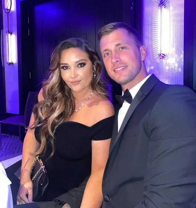 Jacqueline Jossa and Dan Osborne at an event.