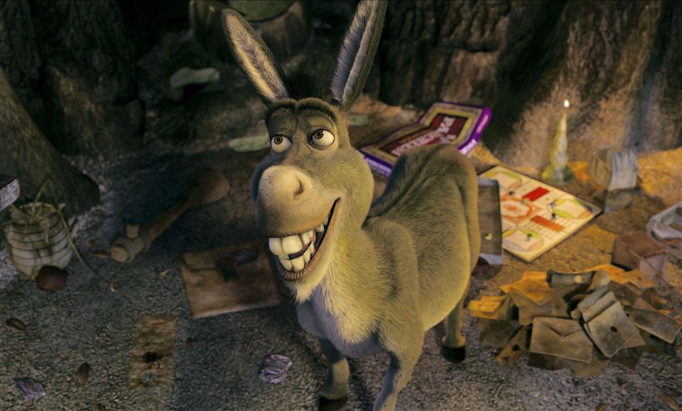 The Shrek donkey was inspired by Perry