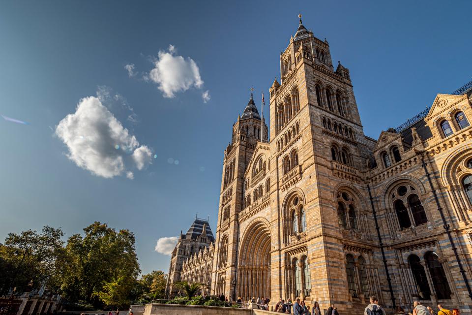 The Natural History Museum in London.