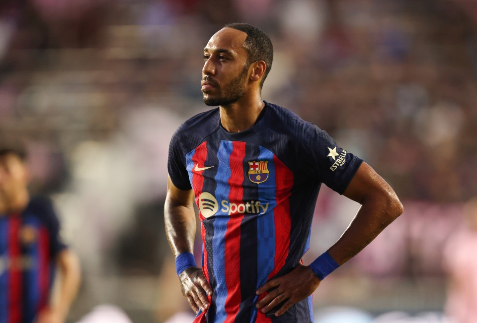 Pierre-Emerick Aubameyang was robbed at gunpoint during his time at Barcelona