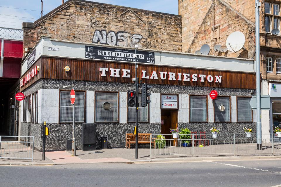 The Laurieston Bar in Glasgow, Scotland.