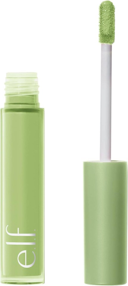 e.l.f. Camo Colour Corrector tube and applicator.