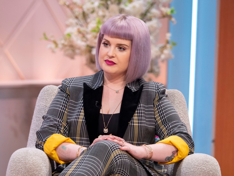 Kelly Osbourne on the Lorraine TV show.