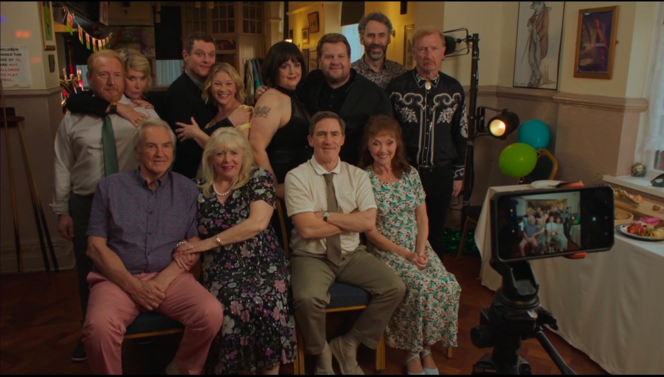 The Gavin & Stacey cast in a group photo.