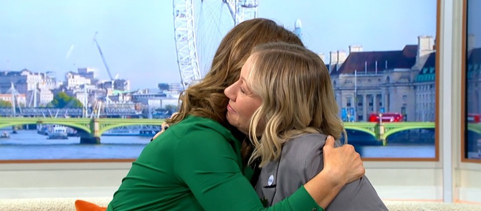 The GMB anchor hugged grieving mum Naomi Rees-Issitt