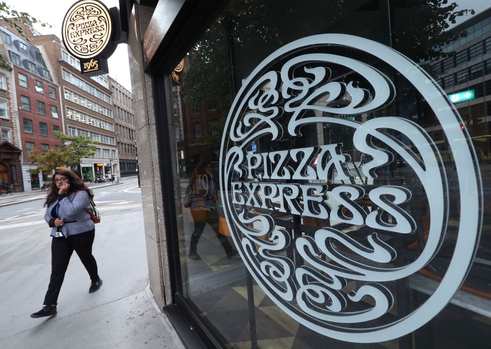 A branch of Pizza Express in the City of London, as the chain has announced plans to close 73 of its restaurants across the UK. The proposed closures, which aim to reduce the chain's costs via a company voluntary arrangement (CVA), could result in 1,100 job losses. PA Photo. Picture date: Monday September 7, 2020. See PA story CITY PizzaExpress. Photo credit should read: Yui Mok/PA Wire