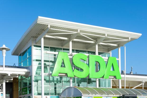 Asda Ashford Superstore entrance.