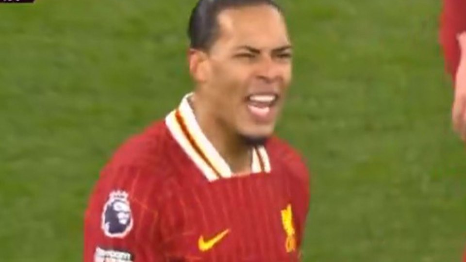 Virgil van Dijk shouted at Trent Alexander-Arnold throughout the match