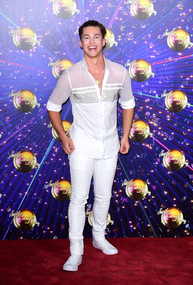 AJ Pritchard at the Strictly Come Dancing 2019 red carpet.