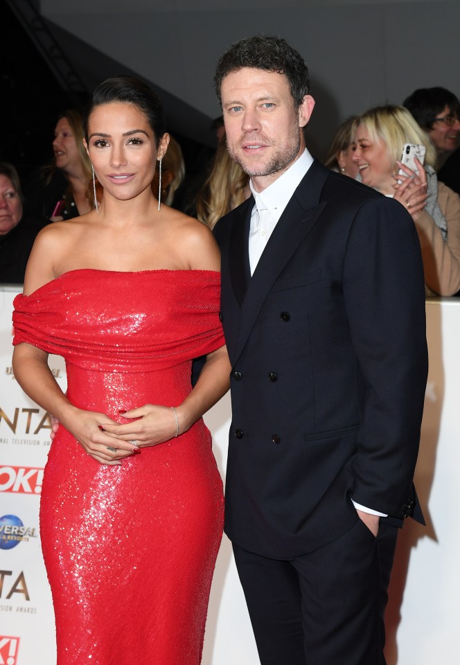 Frankie and Wayne Bridge at the National Television Awards.