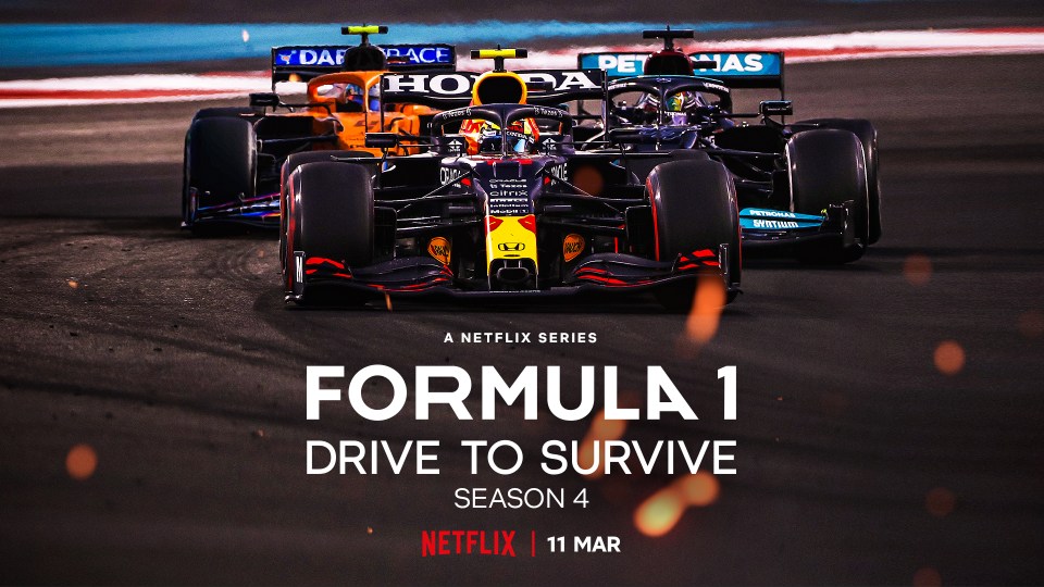 Formula 1: Drive to Survive season 4 promotional image.