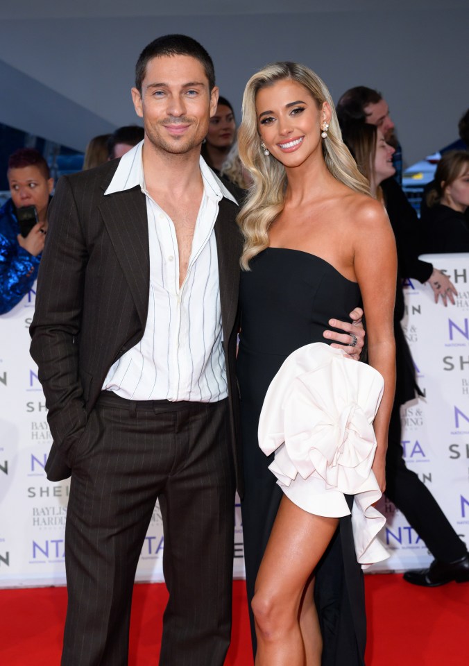 Joey Essex and Jessy Potts at the National Television Awards.