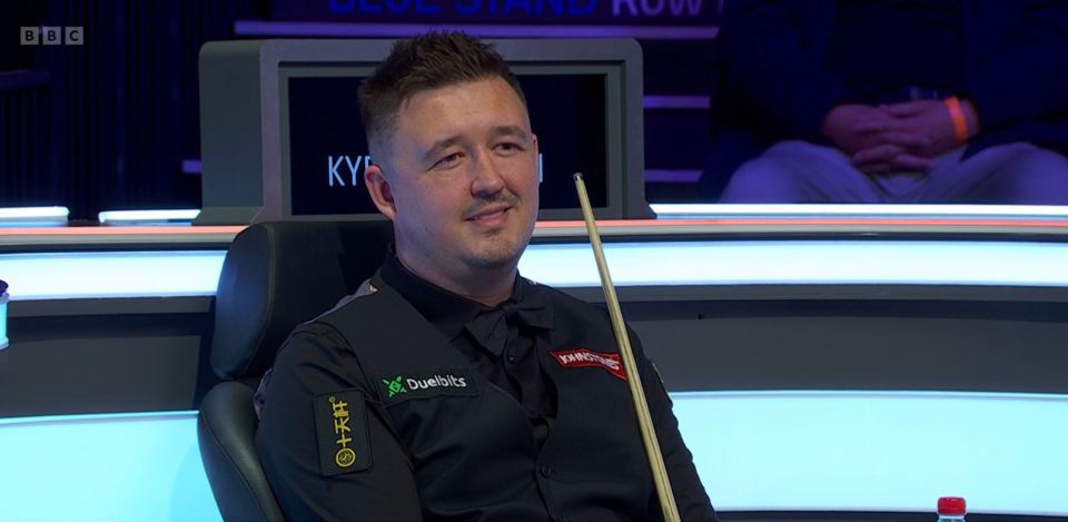 Snooker player Kyren Wilson in an interview.