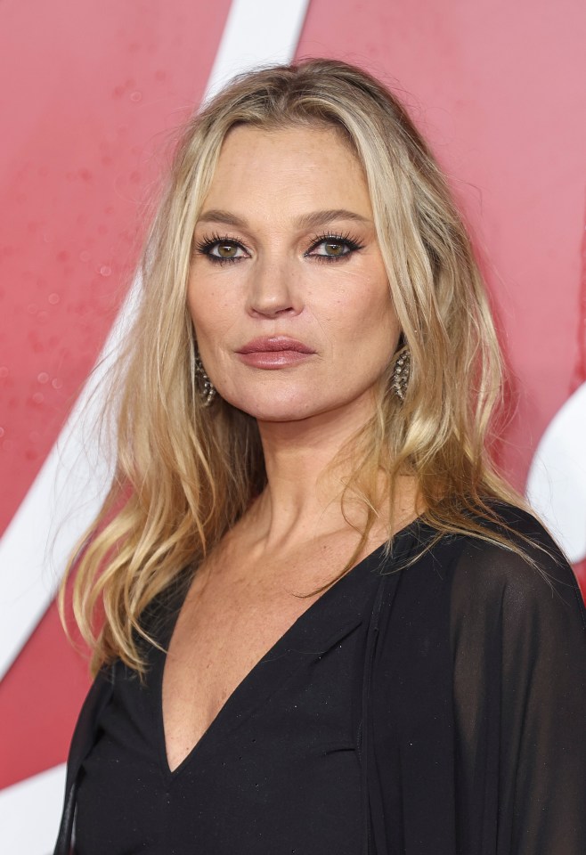 Kate Moss at the Fashion Awards 2023.