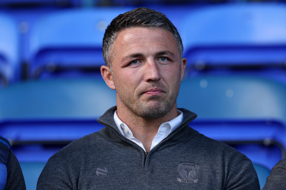 Headshot of Sam Burgess, Warrington Wolves coach.