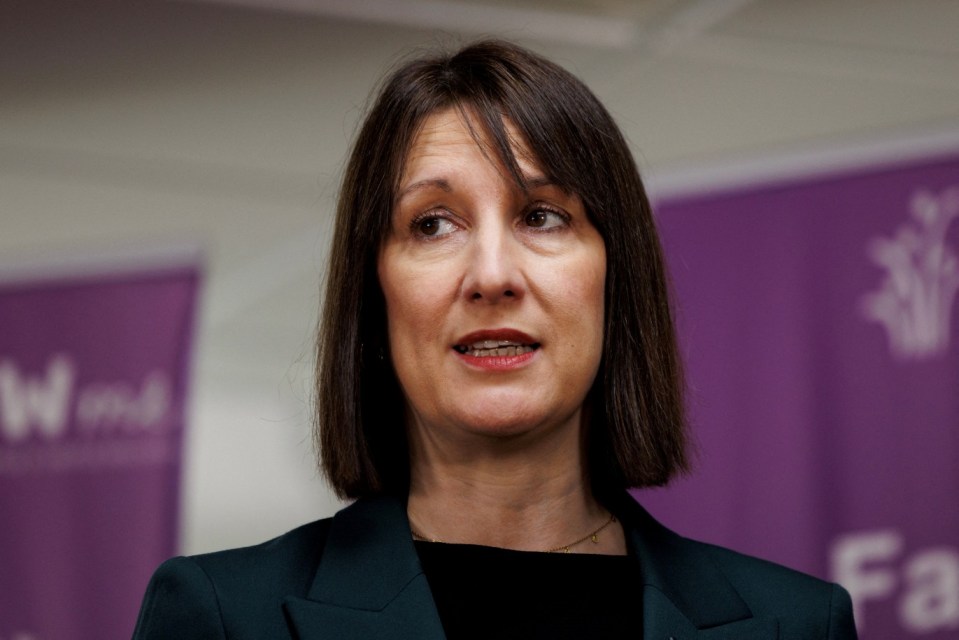 FILE PHOTO: Chancellor Rachel Reeves speaks to the media after a tour of Maidstone Hospital on December 10, 2024 in Maidstone, Britain. Dan Kitwood/Pool via REUTERS/File Photo