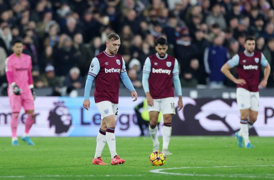 West Ham were thrashed 5-0 at home to Liverpool and were then beaten 4-1 by City to end Lopetegui's reign