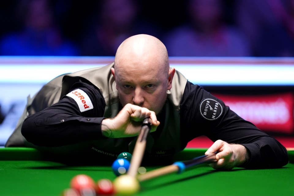 Chris Wakelin during his last of 16 match against Luca Brecel on day four of the 2025 Johnstone's Paint Masters at Alexandra Palace, London. Picture date: Wednesday January 15, 2025. PA Photo. See PA story SNOOKER Masters. Photo credit should read: Ben Whitley/PA Wire. RESTRICTIONS: Use subject to restrictions. Editorial use only, no commercial use without prior consent from rights holder.