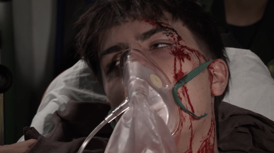 Mason was knifed by his brothers in shocking scenes