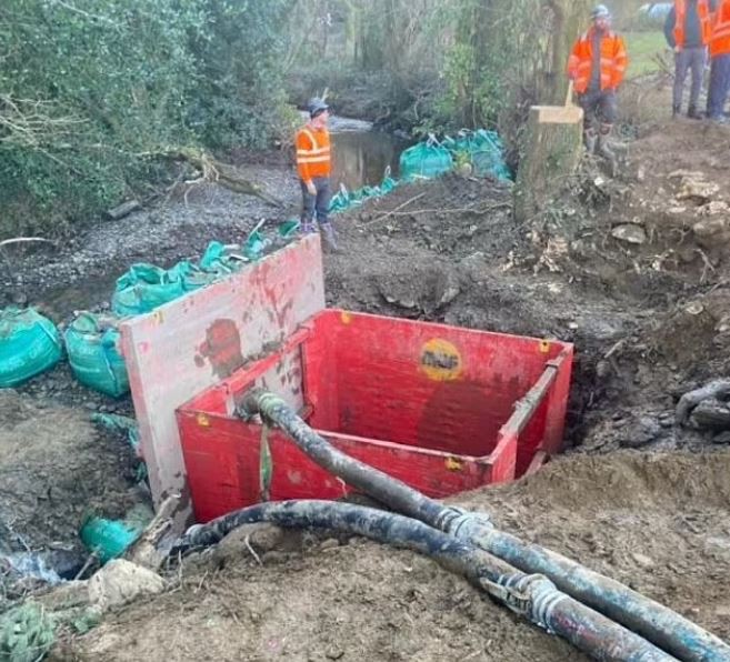 North Wales without water: Tens of thousands could be without supply until SUNDAY after a single pipe burst - closing dozens of schools and sparking fears supermarket shelves could run dry